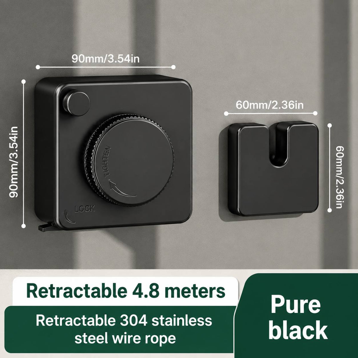 BimbaHome™ Retractable Clothesline